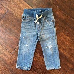 GAP Kids Blue Denim Jogger Jeans